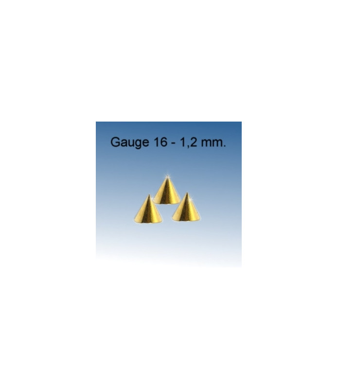 Cones til din piercing G16 - 1,2 mm.