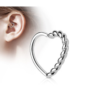 Smukt Hjerte  til Øre Cartilage, Daith eller Helix Piercing