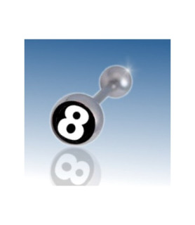 Tingepiercing med logo "eight"